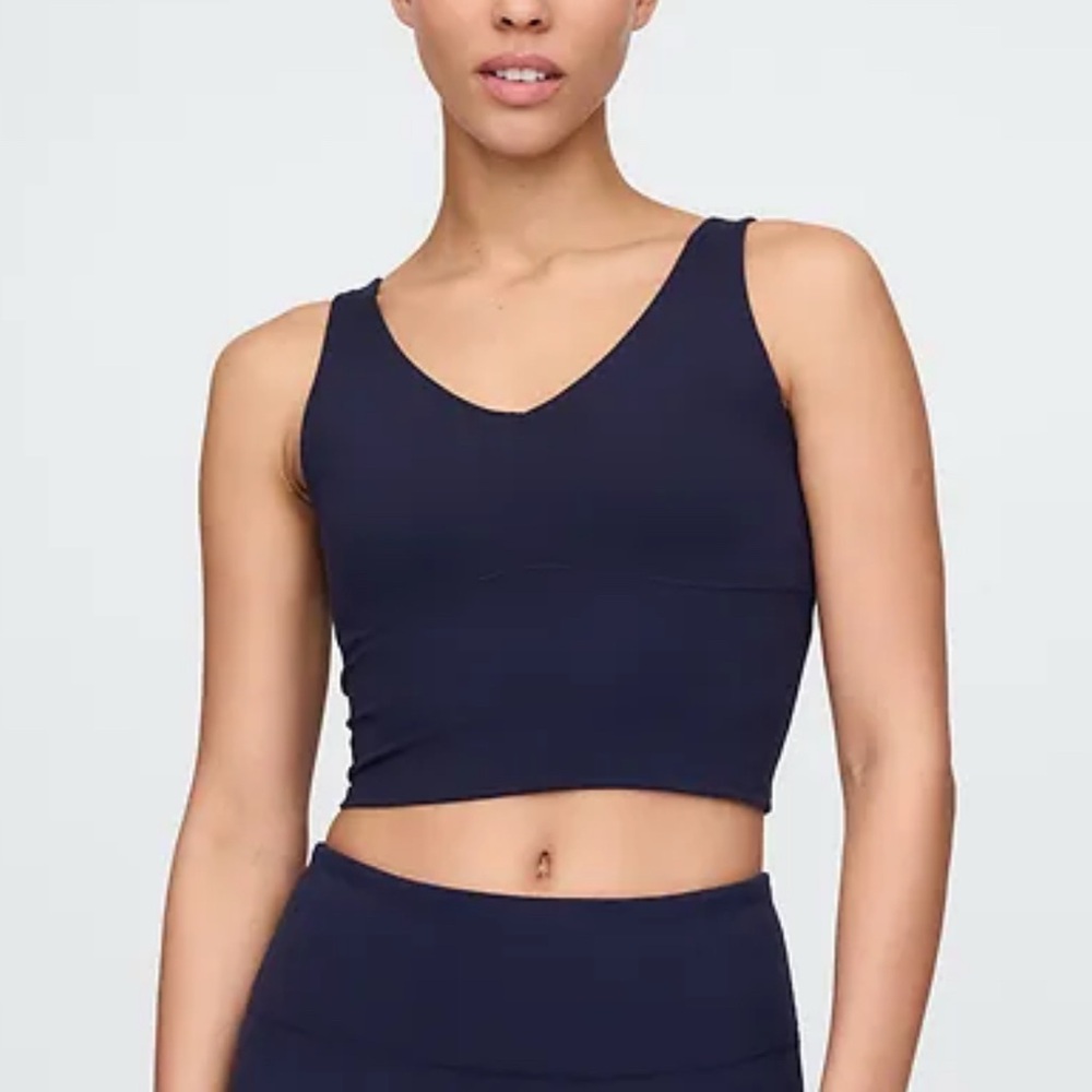 GAP navy sports bra cami.